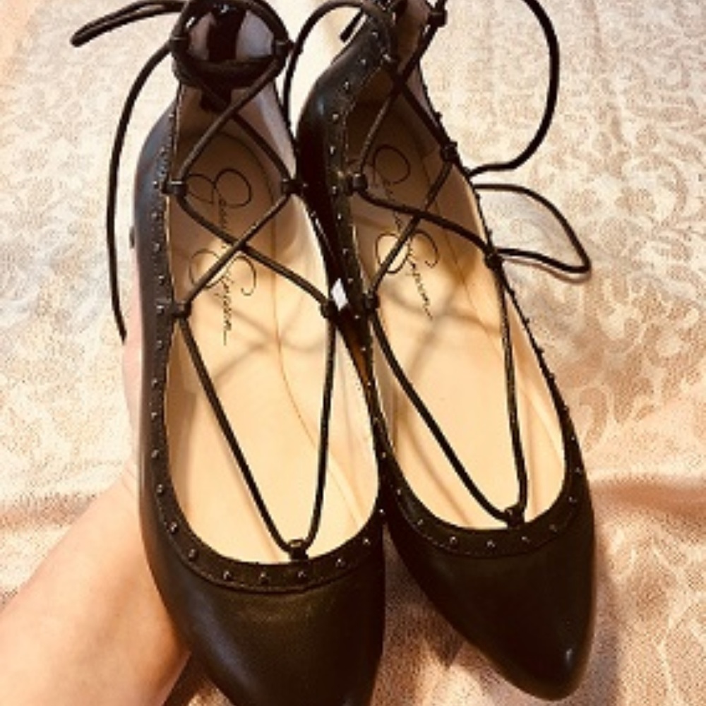 7.5 Jessica Simpson Ballet flats in nappa leather